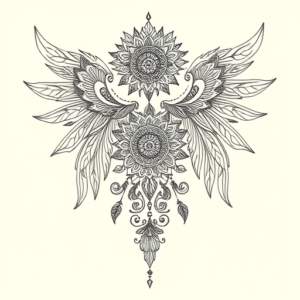 Indian Angel Tattoo