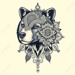 Indian Bear Tattoo