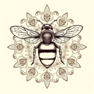 Indian Bee Tattoo