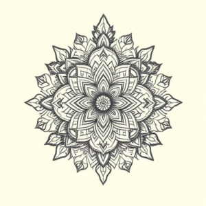 Indian Cactus Tattoo