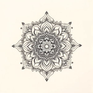 Indian Flower Tattoo