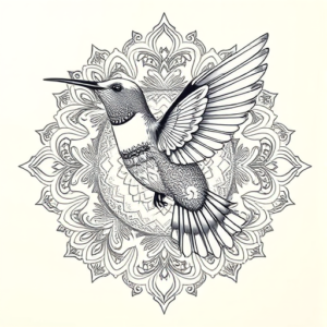 Indian Hummingbird Tattoo