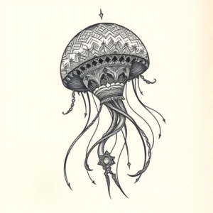 Indian Jellyfish Tattoo