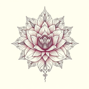 Indian Peony Tattoo