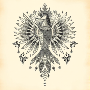 Indian Quetzalcoatl Tattoo