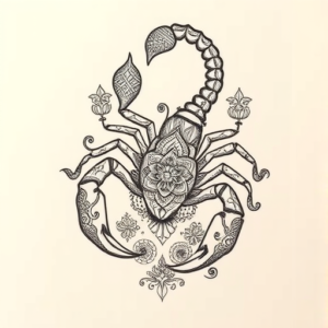 Indian Scorpion Tattoo