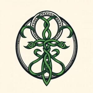 Irish Ankh Tattoo