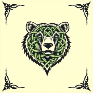 Irish Bear Tattoo
