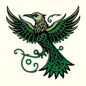 Irish Bird Tattoo
