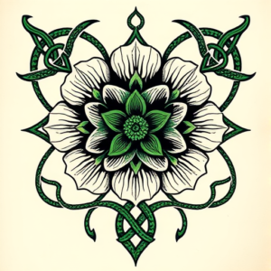 Irish Carnation Tattoo