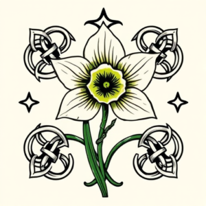 Irish Daffodil Tattoo