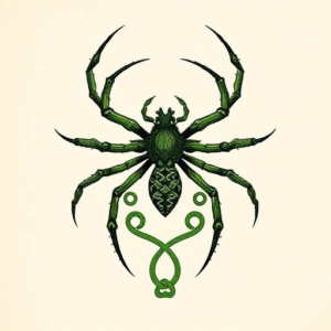 Irish Spider Tattoo