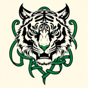 Irish Tiger Tattoo