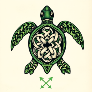 Irish Turtle Tattoo