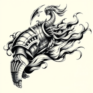 Japanese Armor Tattoo