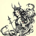 Japanese Artemis Tattoo