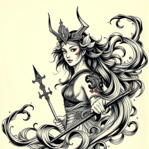 Japanese Artemis Tattoo