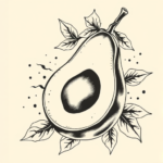 Japanese Avocado Tattoo