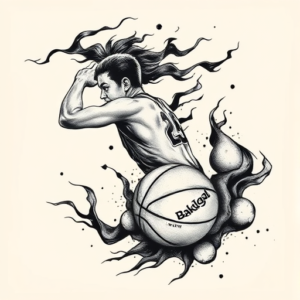 Japanese Basketball Tattoo