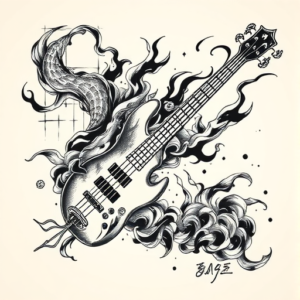 Japanese Bass Tattoo