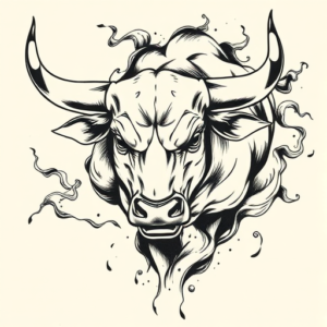 Japanese Bull Tattoo