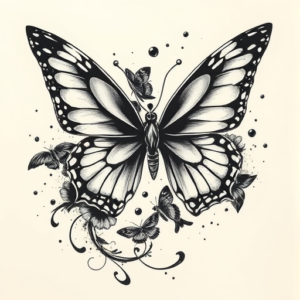Japanese Butterfly Tattoo