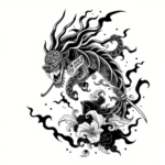 Japanese Cartoon Tattoo