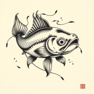 Japanese Catfish Tattoo