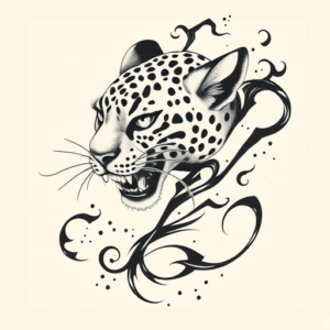 Japanese Cheetah Tattoo
