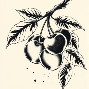 Japanese Cherry Tattoo