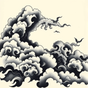 Japanese Cloud Tattoo