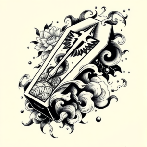Japanese Coffin Tattoo