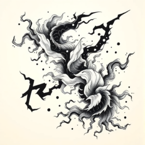 Japanese Coordinates Tattoo