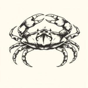 Japanese Crab Tattoo