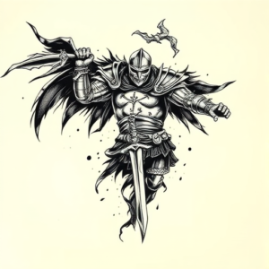 Japanese Crusader Tattoo