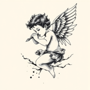 Japanese Cupid Tattoo