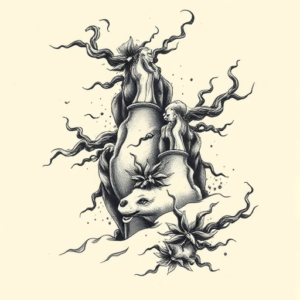 Japanese Desert Tattoo