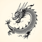 Japanese Dragon Tattoo