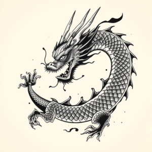 Japanese Dragon Tattoo