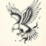Japanese Eagle Tattoo