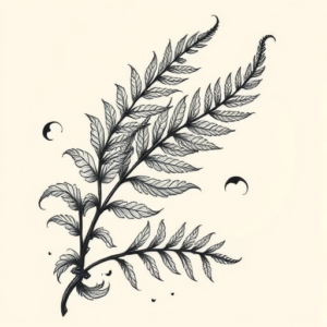 Japanese Fern Tattoo