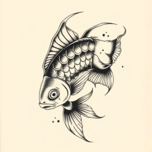 Japanese Fish Tattoo