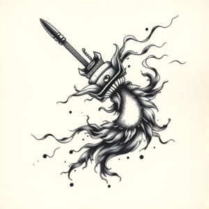 Japanese Flail Tattoo