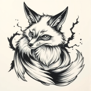 Japanese Fox Tattoo