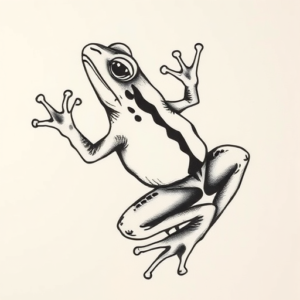 Japanese Frog Tattoo