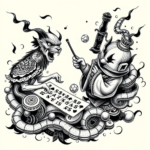 Japanese Gambling Tattoo