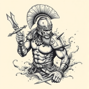 Japanese Gladiator Tattoo