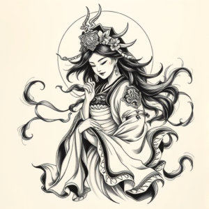 Japanese Goddess Tattoo