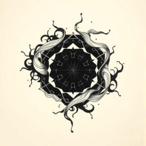 Japanese Hexagon Tattoo