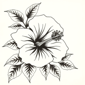 Japanese Hibiscus Tattoo